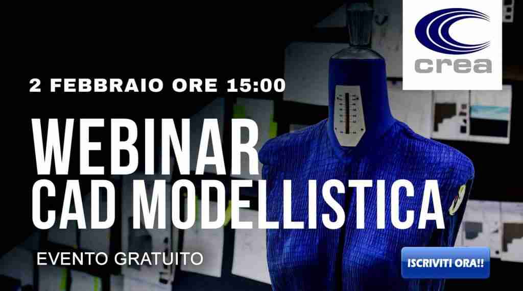 webinar, Crea Solution, modellistica 3D, scuola di moda